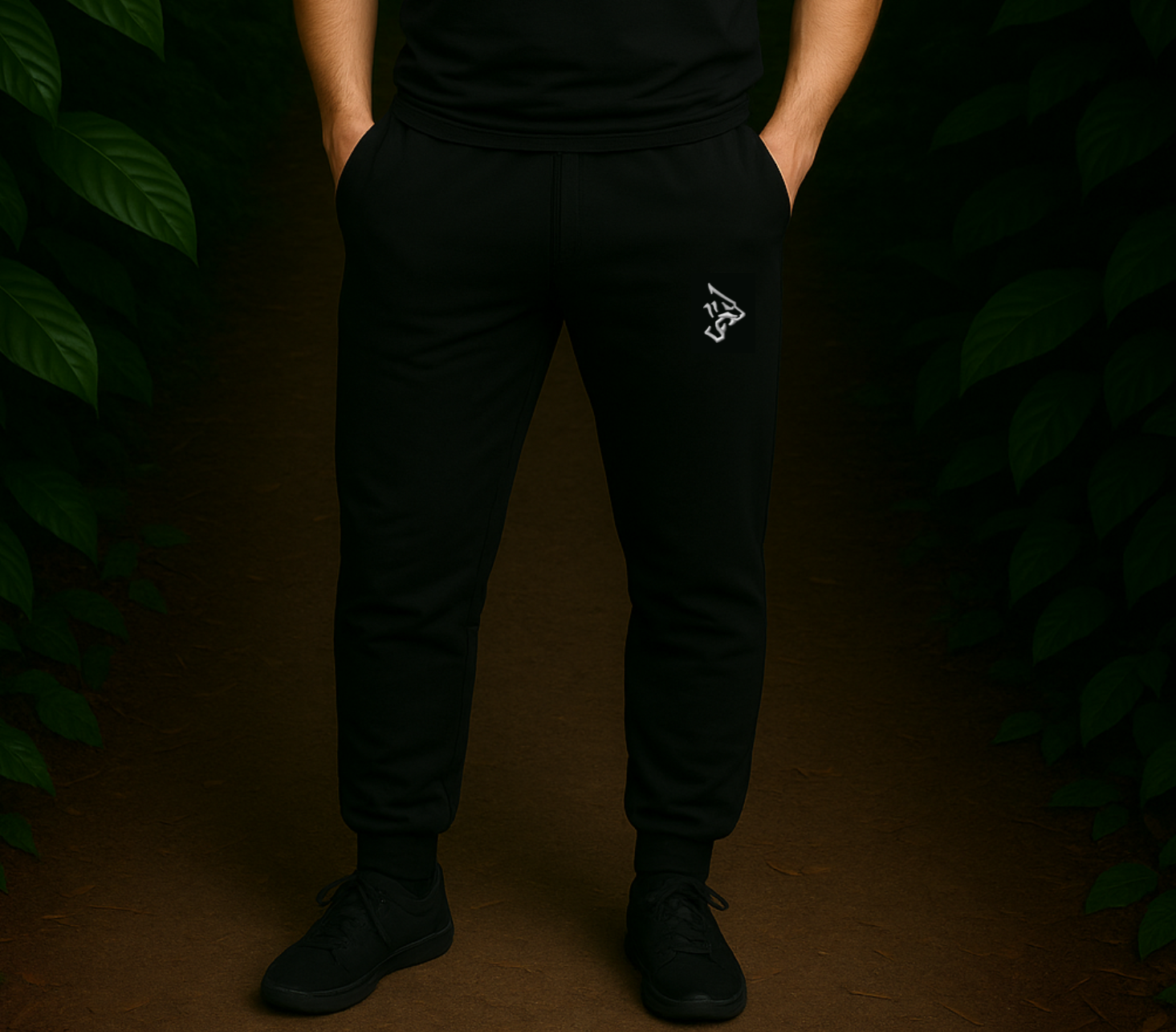 Unisex never give up fleece sweatpants